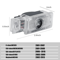 Auto LED Tür Willkommen Licht Laserprojektor (Mercedes)