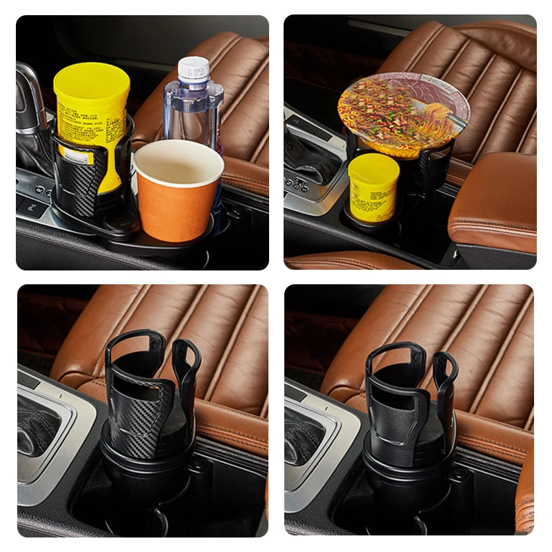 2 in 1 Auto Cup Holder Expander 360 Grad verstellbar